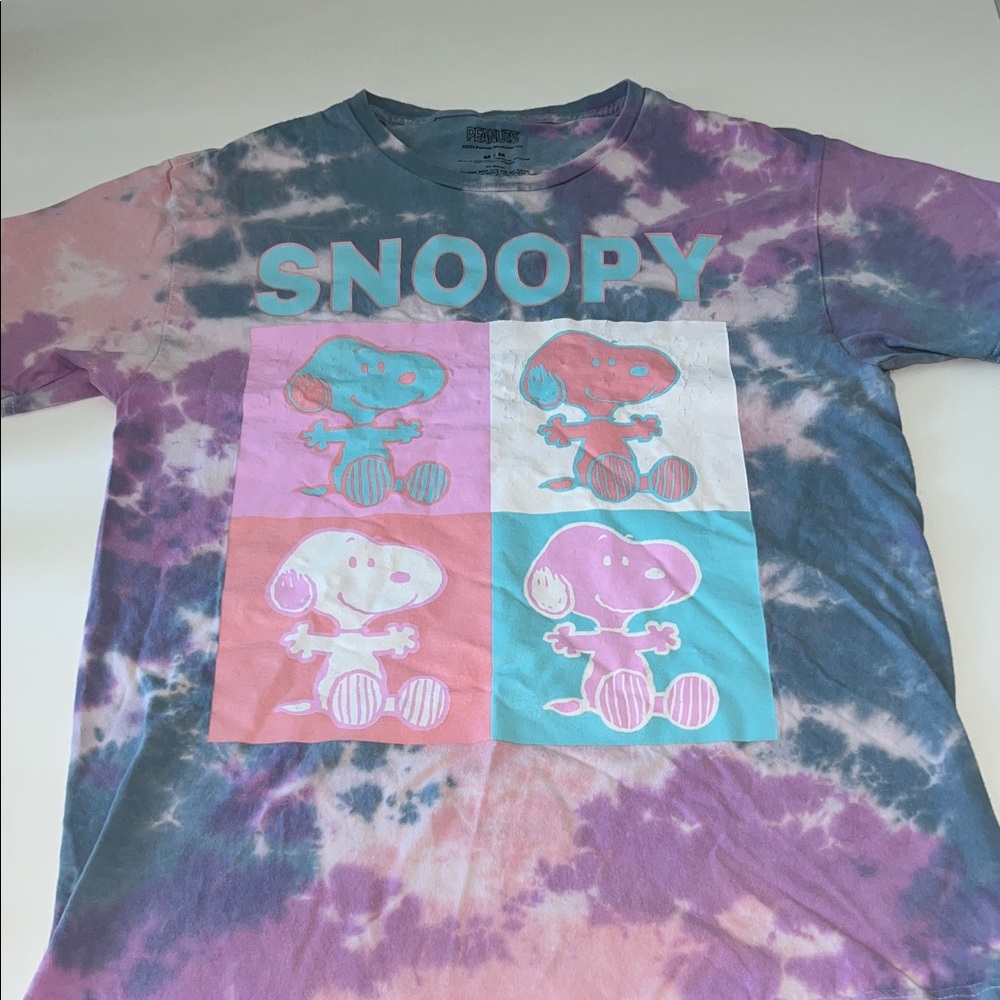 Tie-Dye Snoopy Shirt